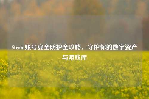 Steam账号安全防护全攻略,守护你的数字资产与游戏库