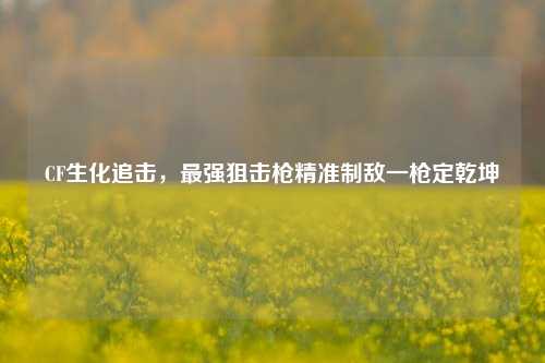 CF生化追击，最强狙击枪精准制敌一枪定乾坤