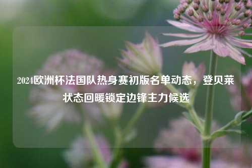 2024欧洲杯法国队热身赛初版名单动态,登贝莱状态回暖锁定边锋主力候选