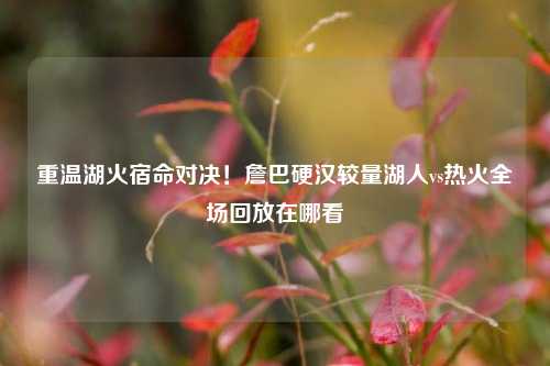 重温湖火宿命对决!詹巴硬汉较量湖人vs热火全场回放在哪看