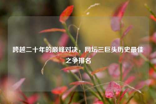 跨越二十年的巅峰对决,网坛三巨头历史更佳之争排名
