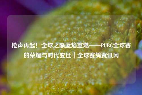 枪声再起！全球之巅蓝焰重燃——PUBG全球赛的荣耀与时代变迁｜全球赛鸽资讯网