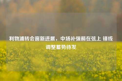 利物浦转会窗新进展,中场补强箭在弦上 锋线调整蓄势待发