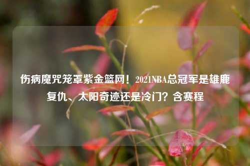 伤病魔咒笼罩紫金篮网!2021NBA总冠军是雄鹿复仇、太阳奇迹还是冷门?含赛程