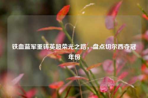 铁血蓝军重铸英超荣光之路,盘点切尔西夺冠年份