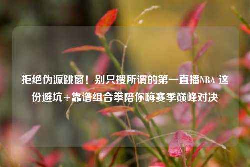 拒绝伪源跳窗！别只搜所谓的之一直播NBA 这份避坑+靠谱组合拳陪你嗨赛季巅峰对决