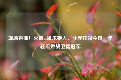 现场直播！火箭vs凯尔特人，北岸花园今夜，年轻军燃战卫冕冠军
