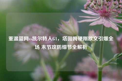 重温篮网vs凯尔特人G1，塔图姆硬刚欧文引爆全场 末节攻防细节全解析