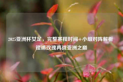 2025亚洲杯女足，完整赛程时间+小组对阵解析 铿锵玫瑰再战亚洲之巅