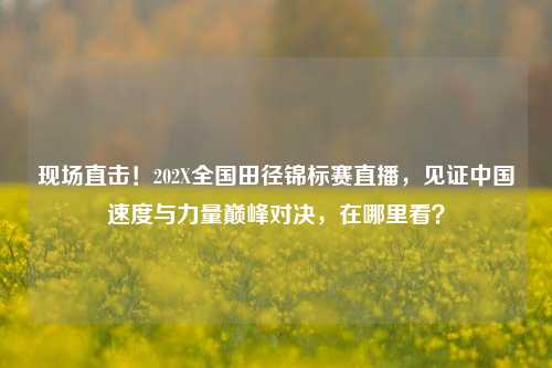 现场直击！202X全国田径锦标赛直播，见证中国速度与力量巅峰对决，在哪里看？