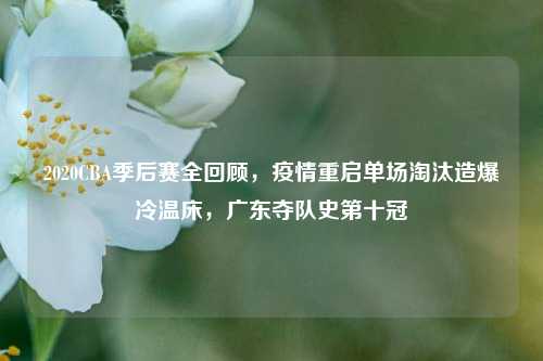 2020CBA季后赛全回顾，疫情重启单场淘汰造爆冷温床，广东夺队史第十冠