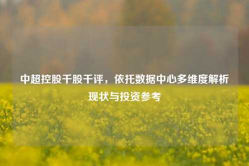 中超控股千股千评，依托数据中心多维度解析现状与投资参考