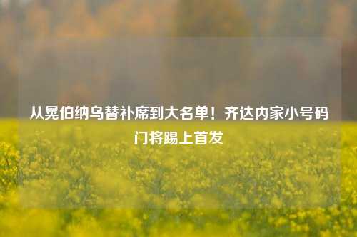 从晃伯纳乌替补席到大名单!齐达内家小号码门将踢上首发