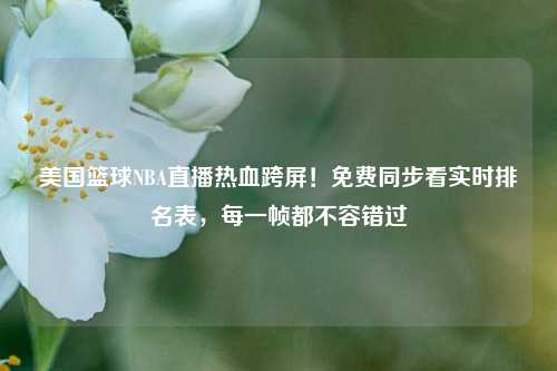 美国篮球NBA直播热血跨屏!免费同步看实时排名表,每一帧都不容错过