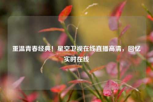 重温青春经典!星空卫视在线直播高清,回忆实时在线