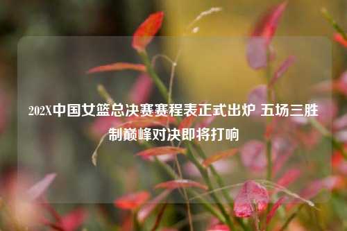 202X中国女篮总决赛赛程表正式出炉 五场三胜制巅峰对决即将打响